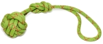 Wurfball - L mit Handschlaufe - grün mit roten Linien